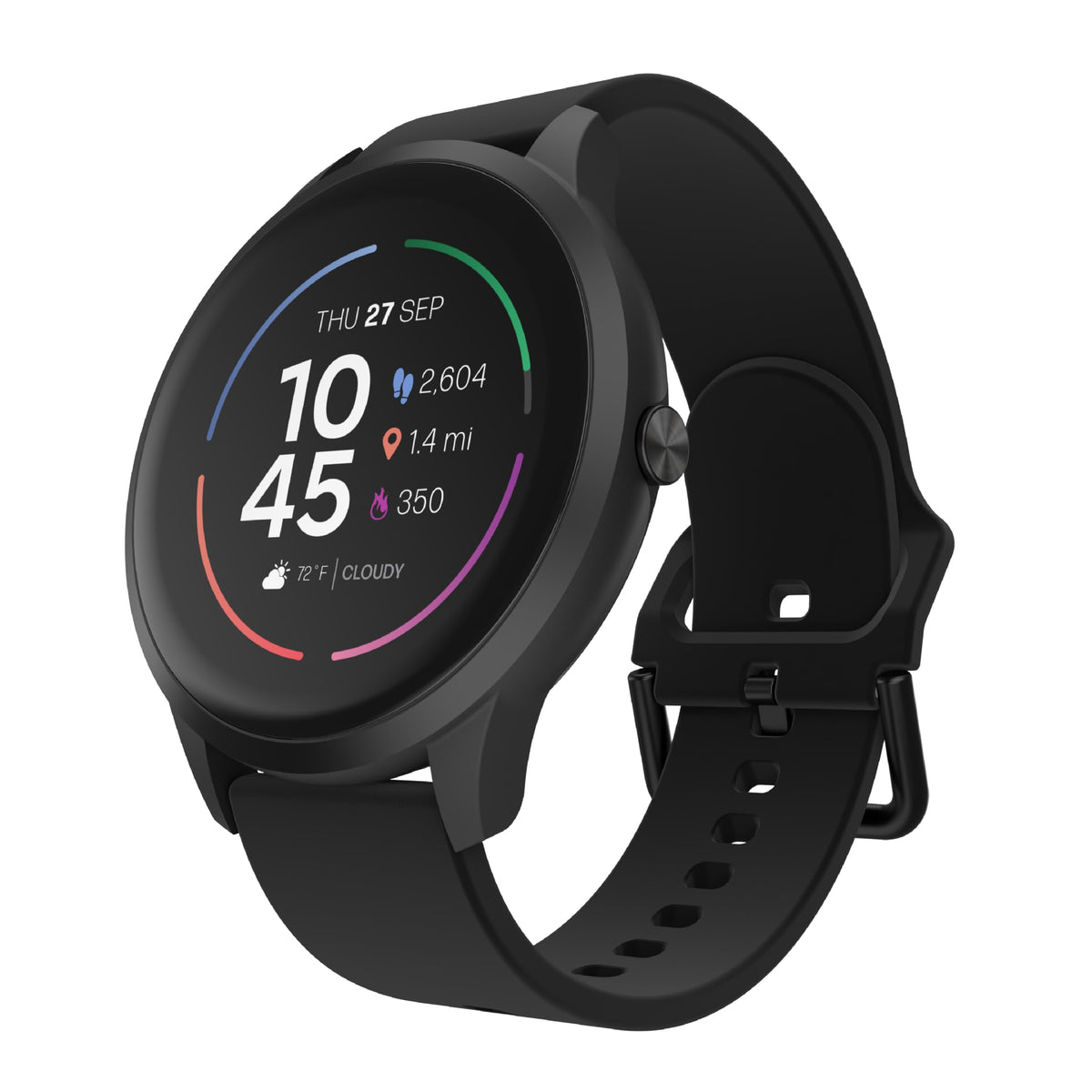 iTouch Sport 4 Smartwatch - Fitness Tracker Heart Rate Monitor Customizable Watch Face - Activity and Calorie Tracker - 100+ Sports Modes - Bluetooth Connectivity