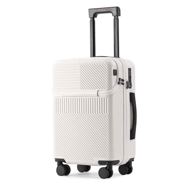 20-Inch Multifunctional Travel Suitcase with Cup Holder