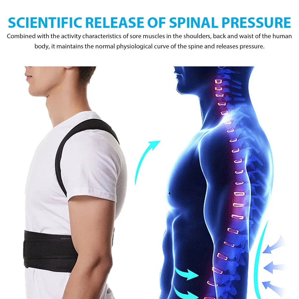 Ergonomic Posture Correction Support Belt