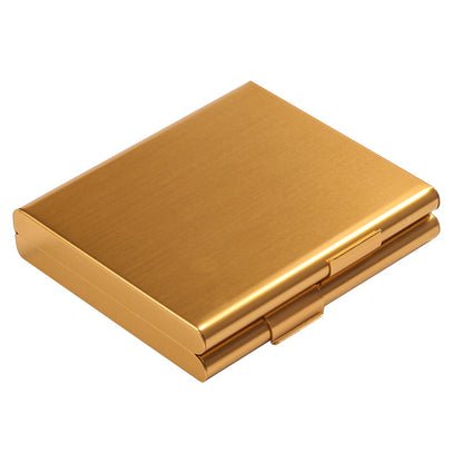 Creative Aluminum Cigarette Case and Card Holder Sleeve