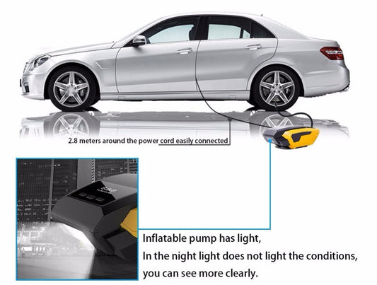 Electric Car Air Pump Inflator Tool