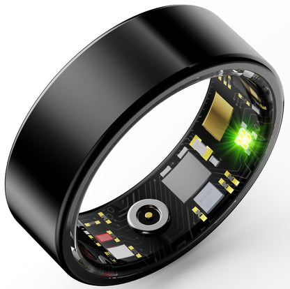 Smart Ring for Men Smart Ring Women Blood Pressure Heart Rate Monitor Fitness Tracker Health Ring Sleep Tracker Pedometer Calories Step Counter Waterproof Activity Ring Compatible with iOS Android