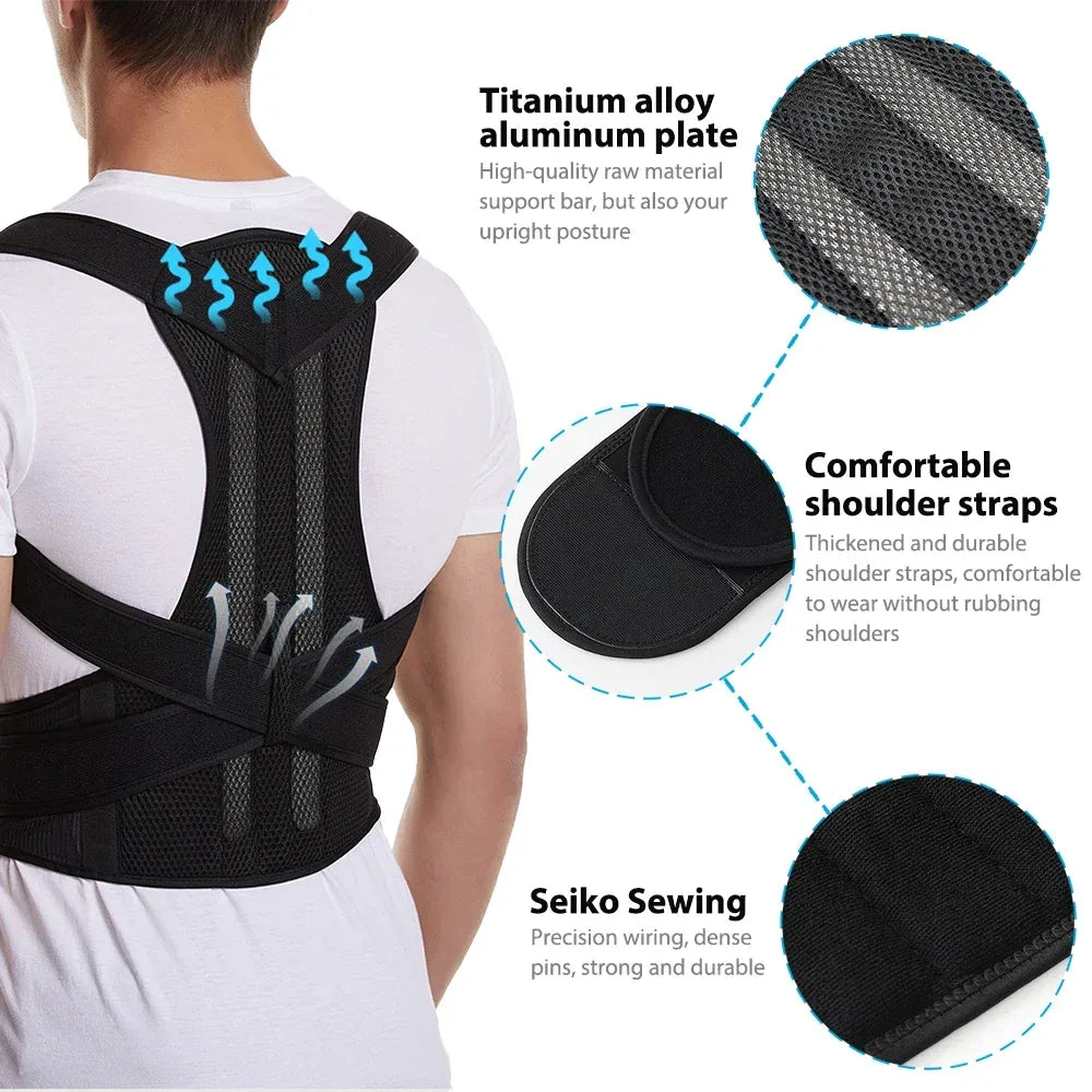 Ergonomic Posture Correction Support Belt