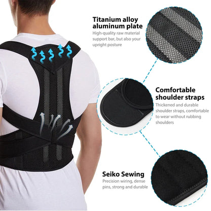 Ergonomic Posture Correction Support Belt
