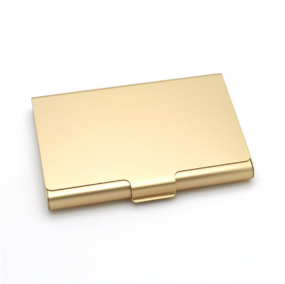 Creative Aluminum Cigarette Case and Card Holder Sleeve