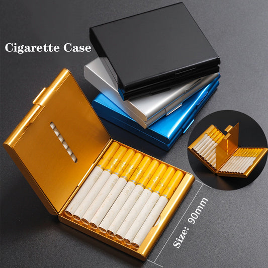 Creative Aluminum Cigarette Case and Card Holder Sleeve