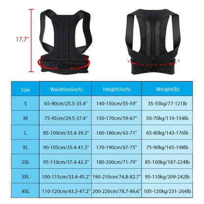 Ergonomic Posture Correction Support Belt